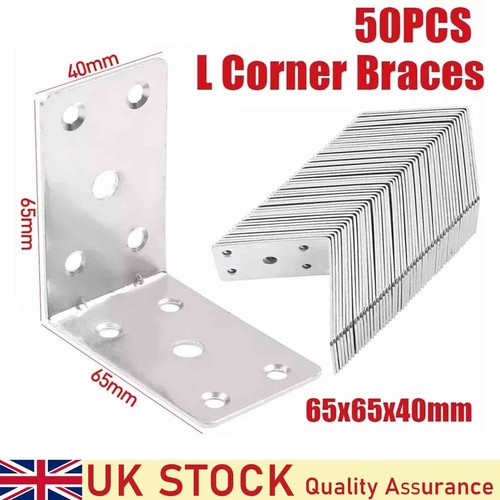 50pcs angle bracket heavy duty - 50pcs,