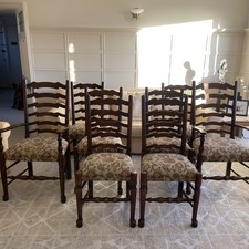 Taylor&Co Set Of Eight Oak