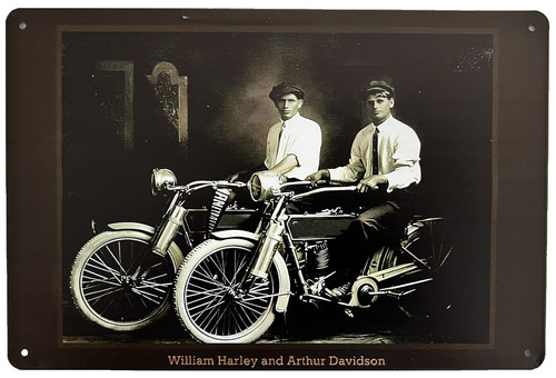 Harley davidson 1914 tin - davidson,