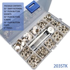 203Pcs Boat Cover Press Stud