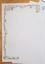 " Garden Tree Branches "   Letter writing paper set with matching envelopes 10+5