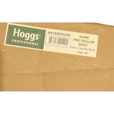 Hoggs Of Fife Zeus Mens  Safety Reinforced Dealer Boots Shoes Crazy Horse Brown