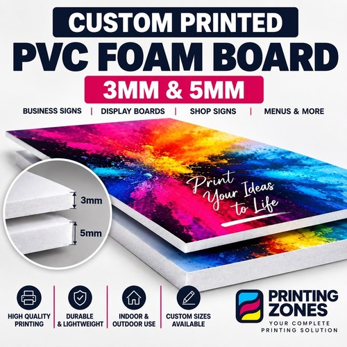 Custom printed pvc - pvc, foam