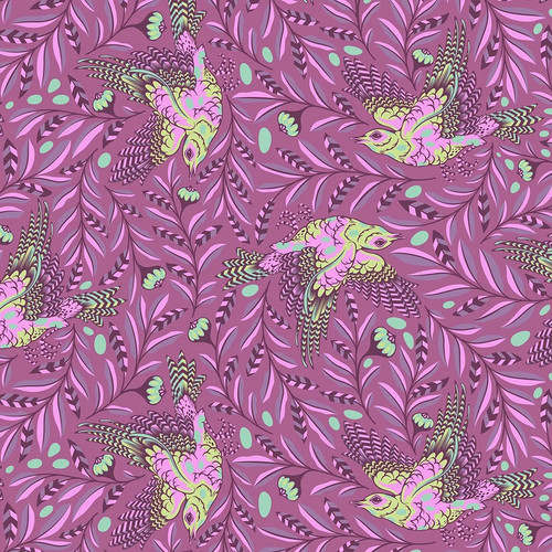 Tula pink fabric spirt - pink,