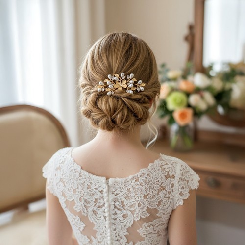 Crystal pearl flower - crystal,