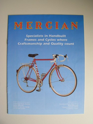 Mercian hand built - hand, frame