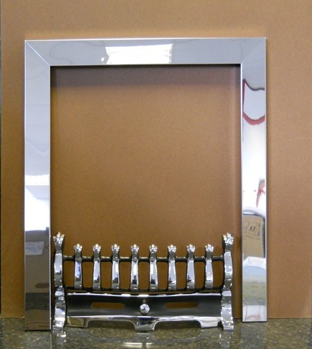 Replacement gas fire - fire, polished
