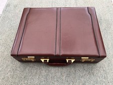 Burgundy genuine Leather