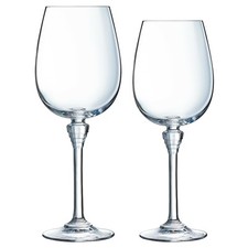 Eclat Cristal D'arques Amarante Stemmed Red White Wine Crystal Drinking Glasses