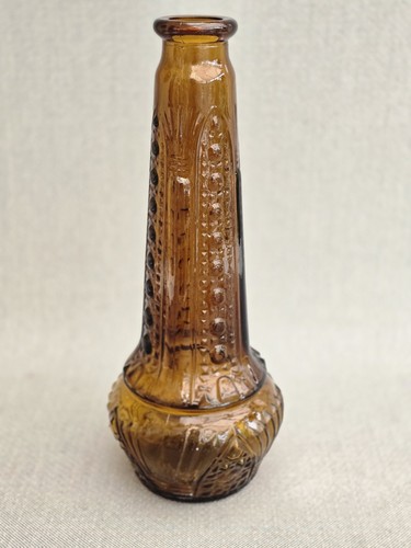 Vintage amber glass genie - vintage,