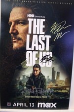 Cast Signed Poster - 11X17 - The Last Of Us, Bella Ramsey,  Kaitlyn Dever + COA