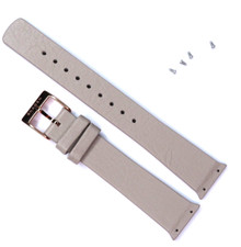 Watch Strap Leather Grey
