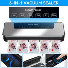 Automatic Vacuum Sealer Machine Fresh Dry Wet Food Saver Storage 30 Sealer Bags