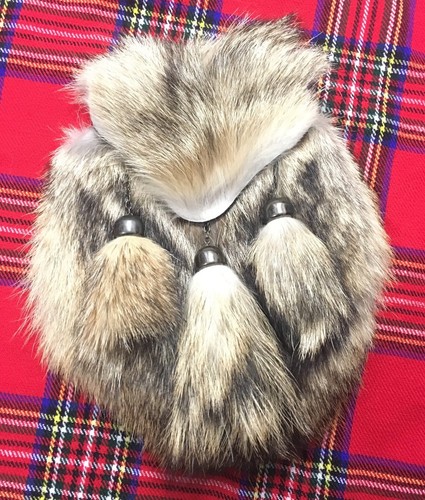 Mens scottish kilt sporran - scottish, fox