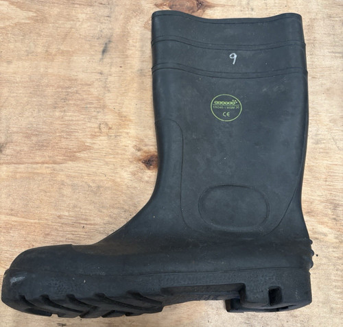 Beaver black safety wellington - black,
