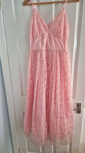 Debut pink lace embroidered - debut,