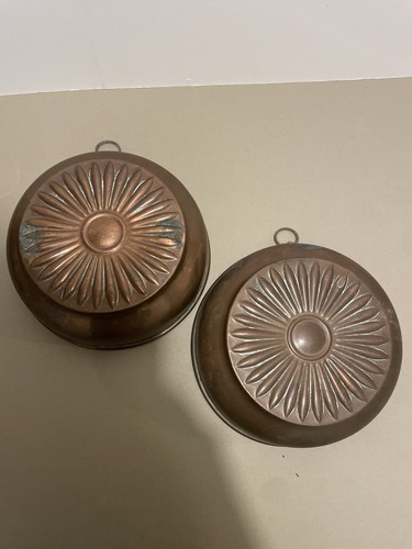 Antique copper cake - copper, mold