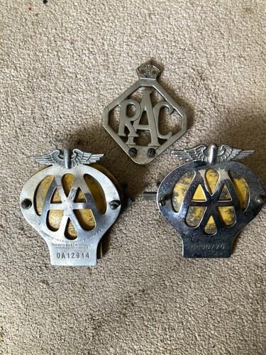 Vintage car grill badge - car,