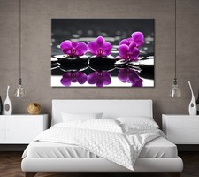 LARGE CANVAS WALL ART PURPLE
