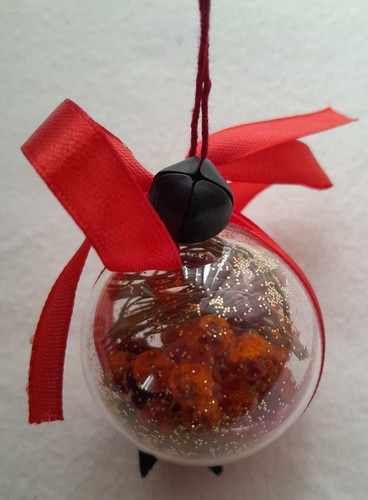Witch ball rowan - ball,, rowan/pine