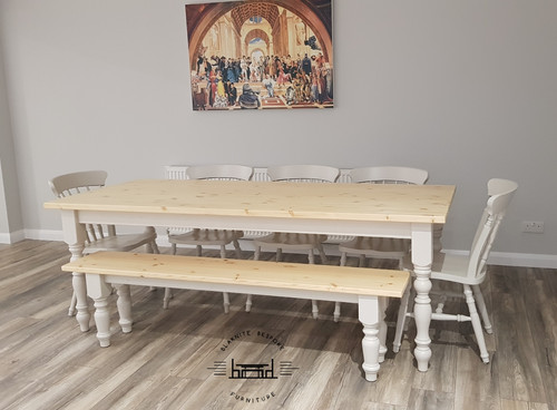 Rustic farmhouse dining - farmhouse,