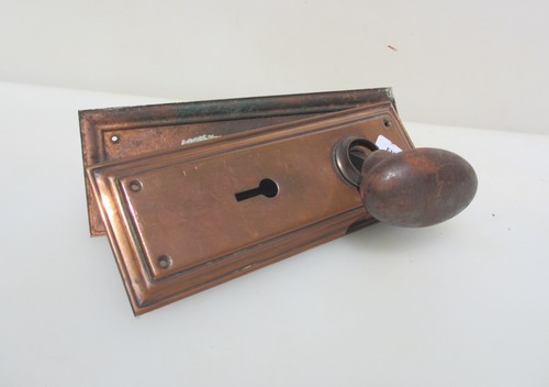 Vintage bronze door knobs - bronze,