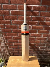 Vintage Newbery Cricket Bat Long Handle White Northian Sussex Handmade English