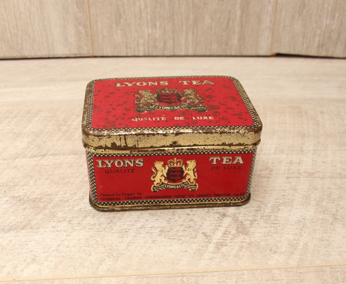 Vintage lyons tea tin - vintage,