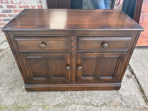 Ercol brown cabinet - brown,