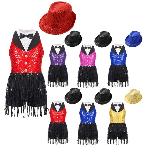 Girls sequin tuxedo - tuxedo, leotard