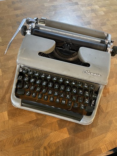Vintage olympia typewriter - vintage,