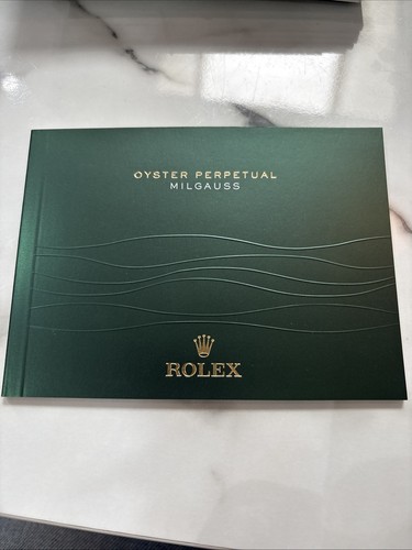 Rolex milgauss booklet 2012 - booklet,