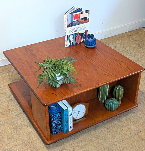 Vintage retro plan teak - g,