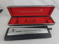 HOHNER Professional 2016 CBH Chromatic Harmonica with Case Musical Instrument