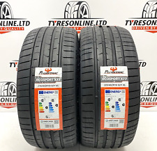 2 X 225 40 18 POWERTRAC 225/40ZR18 92Y XL M+S BRAND NEW TYRES C B LABELS 2254018