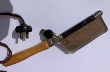 Vintage Antique Empire Electric Trouser Press made in England wooden handle