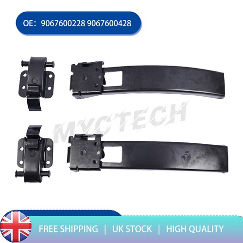 4pc rear door check - 4pc, strap