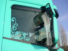 Truck Stickers Truck Cab Window Stickers pair Any Colour Daf Scania Volvo Merced