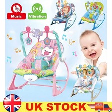 Baby Bouncer Rocker Swing Vibration Chair Soft Soothing Music Infant For Toddler