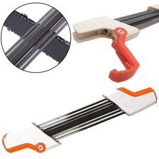 2 in 1 Chainsaw Chain Sharpener File Tool 4.0mm for 3/8"P Saw Chain Cutter Blade