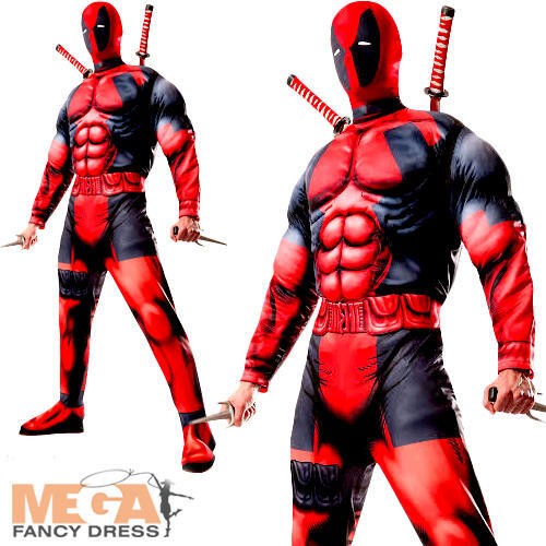 Deluxe deadpool mens - deluxe,