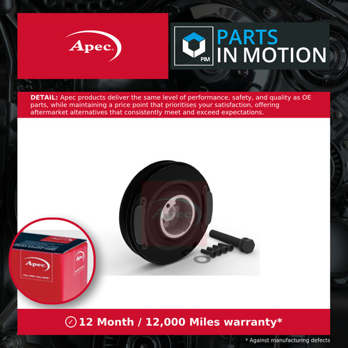 Crankshaft pulley fits - pulley, (tvd)