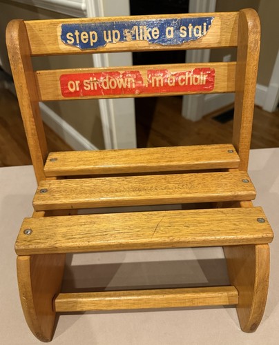 Vintage children wooden - children's,