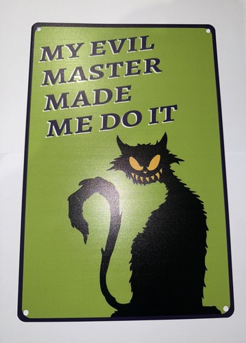 Metal tin sign trouble - tin,