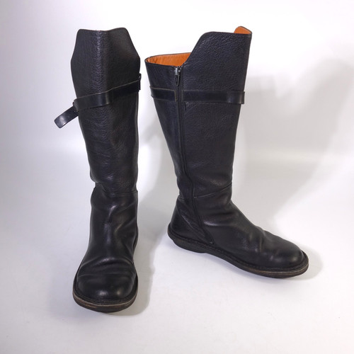 Trippen crusader black leather - crusader,