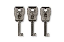 Canterbury 088 Upvc Replacement Window Handle x 3 Keys Cockspur Key