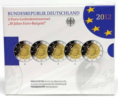 Germany commemorative 2 - 5, x