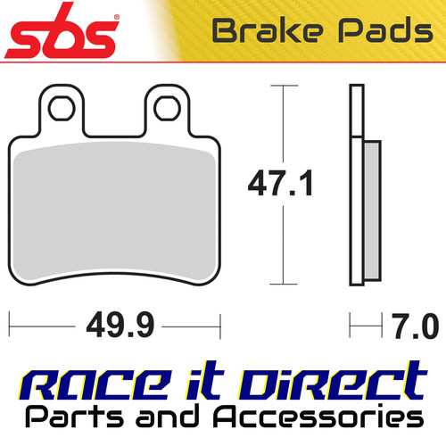Brake pads for derbi senda - senda, r
