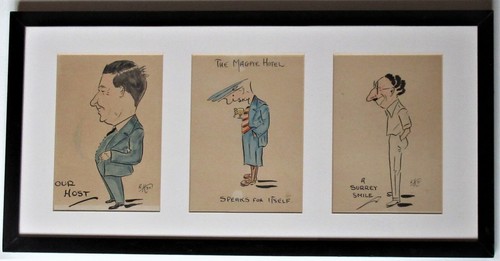 Original ink and watercolour