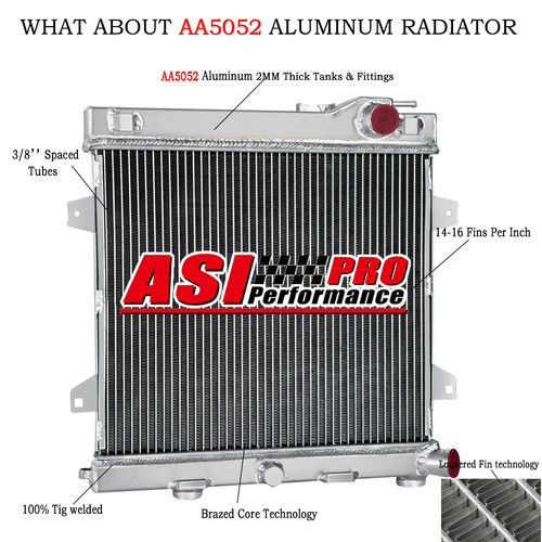 Row aluminium radiator for - aluminium,